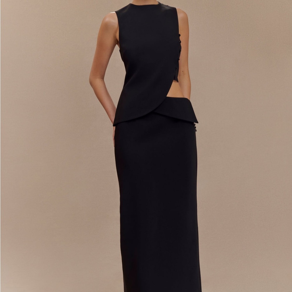 Astrid Suiting Midi Skirt